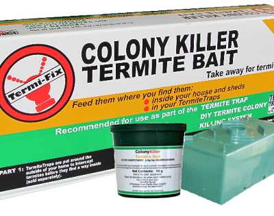 Termite bait made by our company, product name: Colony Killer Termite Bait.