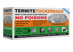 Termite company's product namely "Termite Tuckerbags".
